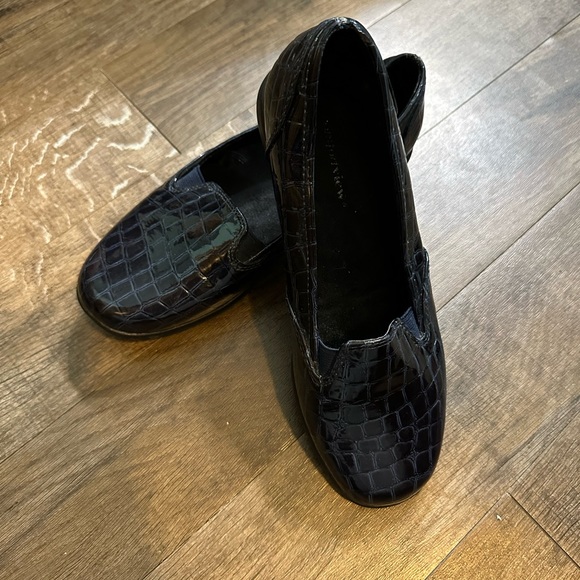 Comfortview Navy Slip Ons 7 Wide 7W - Picture 3 of 7